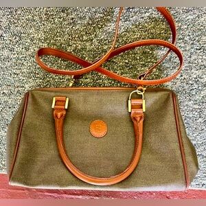 Fendi Dark Green and Brown purse